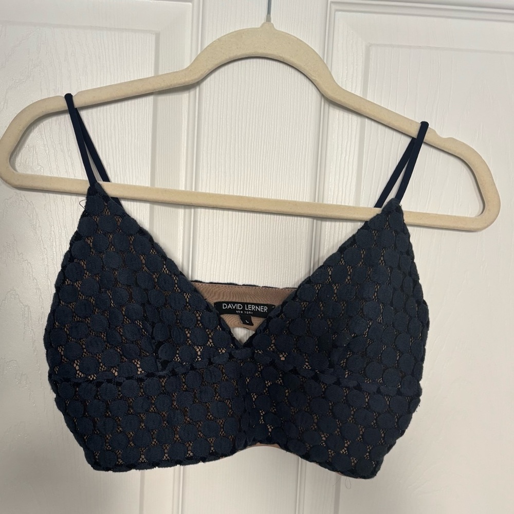 David Lerner Blue Lace Bralette